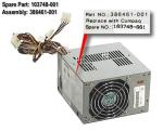 Switching power supply – 120-240VAC input, 45-66Hz – 5 DC outputs, 200 watts