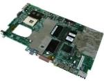 System board – Integrated nVidia Geforce FX Go5200 (NV34M) graphic chipset with 64MB video memory, AGP 8X bus, integrated V.90/V.92 56K data-fax modem, 10/100Base-T Ethernet LAN and support for DDR333 SDRAM memory