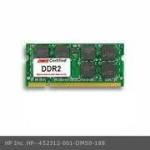 512MB, 667MHz, 200-pin, PC2-5300, SDRAM Small Outline Dual In-Line Memory Module (SODIMM) Part 452312-001  , 598861-001