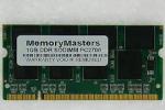 1.0GB, 200-pin, PC2700 DDR1-333 Small Outline Dual In-Line Memory Module (SODIMM)